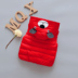 McKee Bear Mùa thu bé trai Mùa đông Vest dày cho bé Vest 1/2/3/4 Tuổi bé trai Cotton Muffin quần áo trẻ con Áo ghi lê