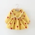 McGee Bear Girls Plus Velvet Dress 1-3 Years Child Autumn Winter Princess Dress Female Baby Baby Doll Váy