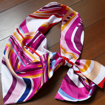 China Unicom work clothes female salesperson accessories scarf 2019 new Unicom company tooling silk scarf big square scarf