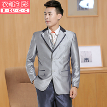 EDUCC new China Unicom overalls mens suits long sleeve tooling Unicom company uniforms autumn and winter suits