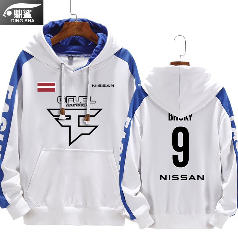 FAZE 战队队服 拼接连帽卫衣 图2