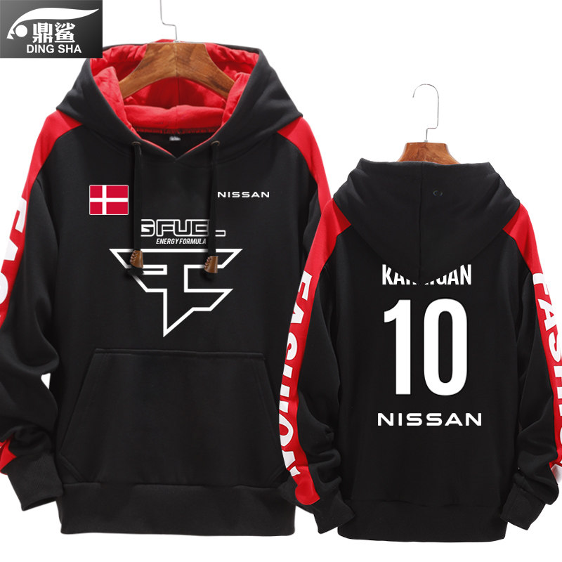 FAZE 战队队服 拼接连帽卫衣 图3