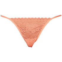 (Discount) LA PERLA Womens Panties ROSA Low Waist Thin Sexy Lace Embroidered Panties
