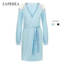 (Autumn and winter discount) LA PERLA ladies pajamas morning gown FLOWERSTONE high end dressing gown home clothes