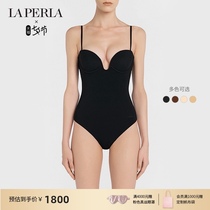 (Late SUMMER discount)LA PERLA WOMENs SECOND SKIN GATHERED high-end BEAUTY DETACHABLE SHAPEWEAR
