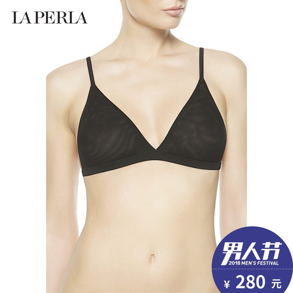 意大利奢侈内衣品牌 LA PERLA SEXY TOWN系列 无钢圈 网纱文胸 聚划算￥280包邮 3色可选