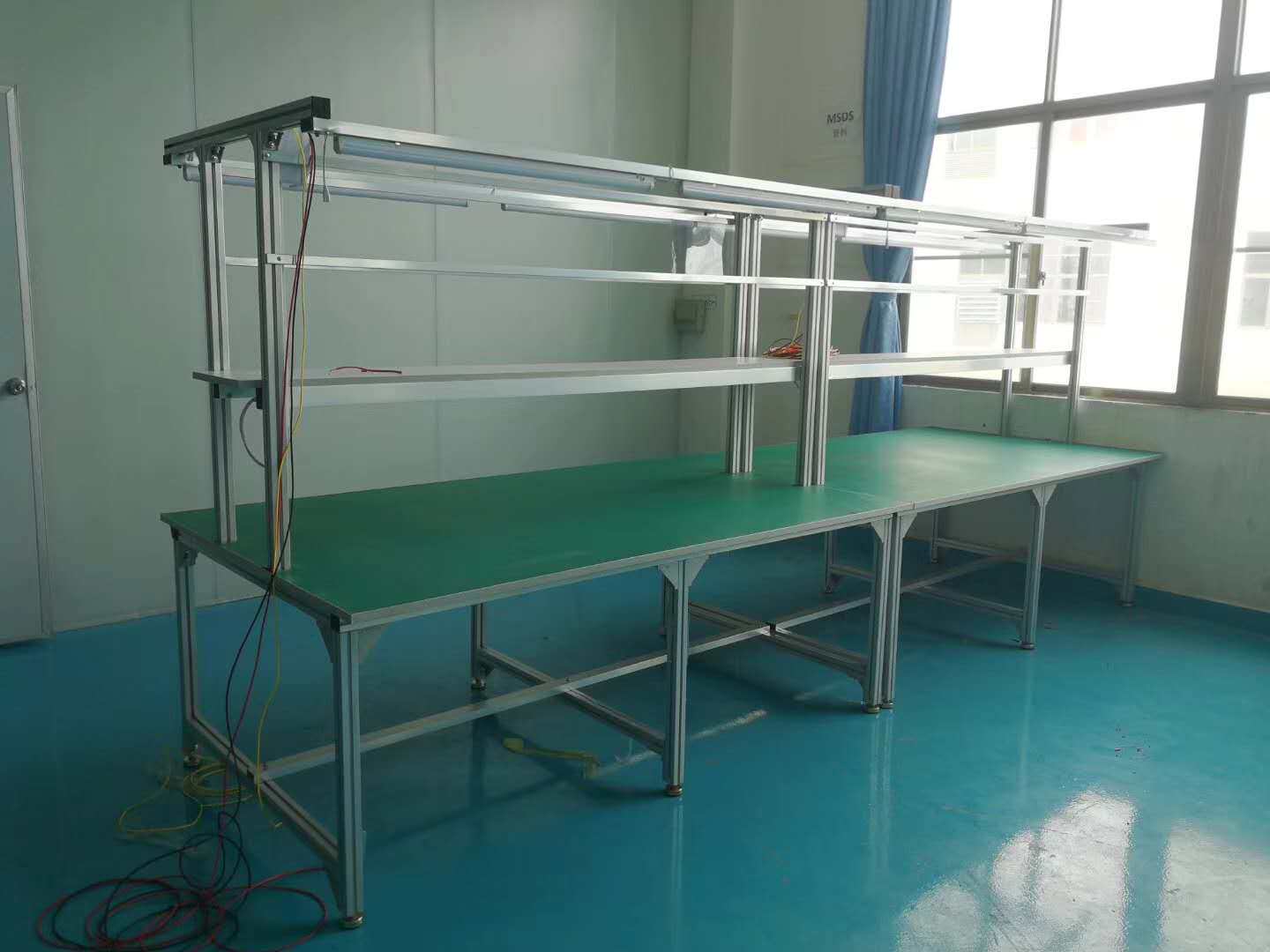 Factory workshop Anti-static workbench Operation table Fitter table Maintenance table Inspection table Workshop production line workbench