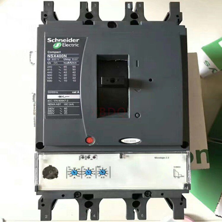 Schneider Molded Case Circuit Breaker NSX400N F 3P100A 160A 250A Air Switch 4P400A630A