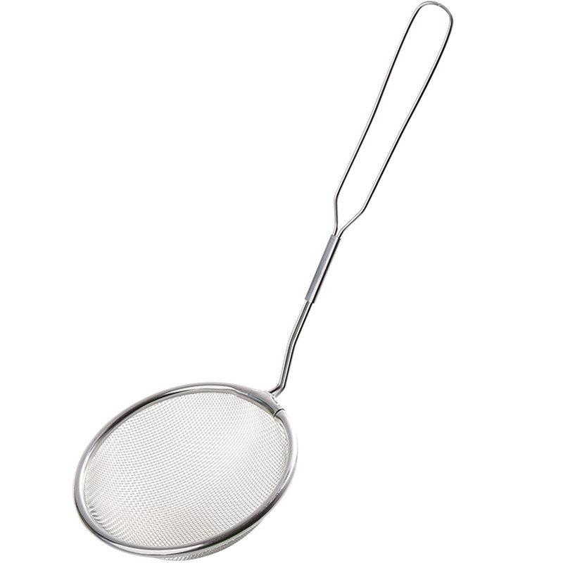 Hamster chinchilla cleaning helper stainless steel hand-held bath sand pad sand screen to filter out the poop filter colander