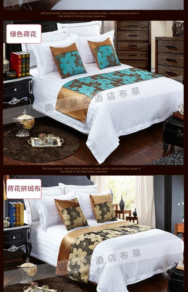 Khăn trải giường khách sạn khăn trải giường đơn mảnh để tăng giường hộ gia đình bọc vải pad đuôi khách sạn giường drap giường