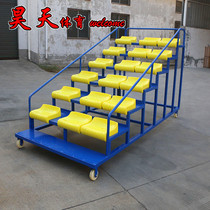 Track and field supplies 18-seat stand timing stand referee stand 18-seat telescopic finish referee stand recording stand chorus stand