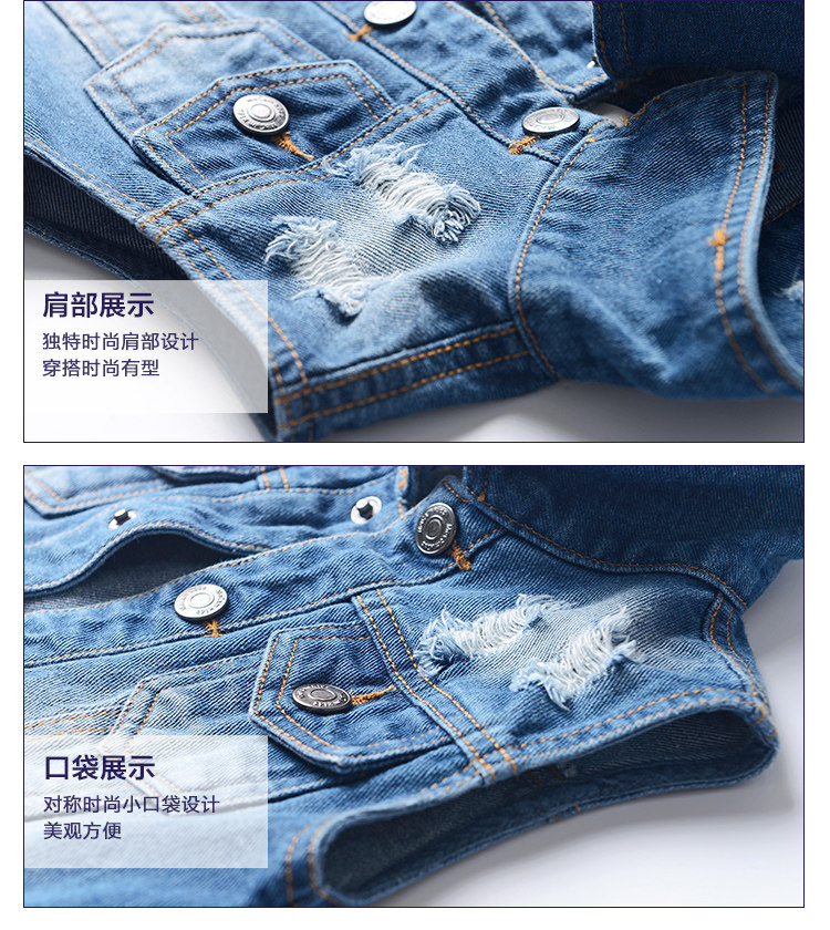 Gilet garcon ANGLE CHEST en toile - Ref 2067150 Image 15