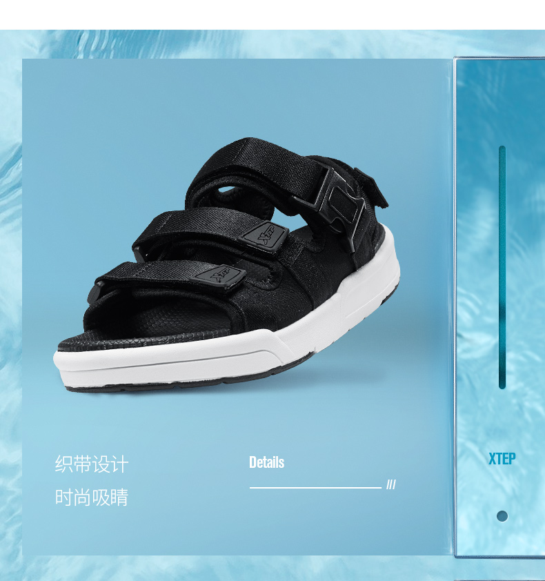 Giày dép nam Xtep 2019 hè mới Giày đi biển bình thường Velcro đế mềm đế mềm ngoài trời giày thể thao nam - Giày thể thao / sandles dép sandal nữ hot trend 2021