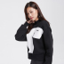 Áo len nữ dệt kim cao cổ của Skechers Áo len ngắn thời trang SMAWW18D502 - Thể thao lông cừu / jumper sweater trắng Thể thao lông cừu / jumper