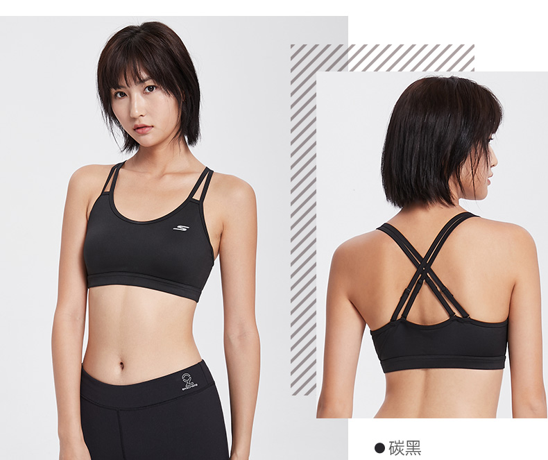 Skechers SKECHER Women Hỗ trợ mới Đồ lót thể thao Tập thể dục Yoga Mặc Bra SDAWF18Y003 áo gym nữ