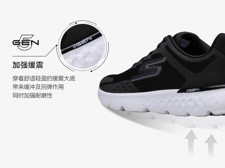 Skechers Skechers Giày Nam Nhẹ Giày Chạy Lưới Sốc Hấp Thụ Mùa Hè Thể Thao Thoáng Khí Giày Chạy 54353 giày the thao nữ màu trắng