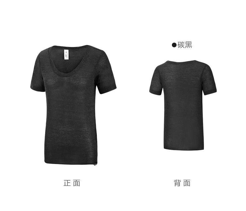 Skechers SKECHER Phụ nữ mới thoải mái Cổ tròn tay ngắn Áo thun thể thao đáy đơn giản WTS6A áo thun gym