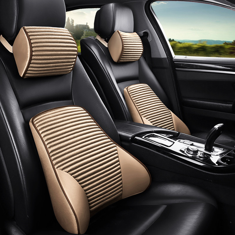 Car and bus cassia head pillow four seasons is a general-purpose walnut shell memory foam pillow neck pillow car interior supplies