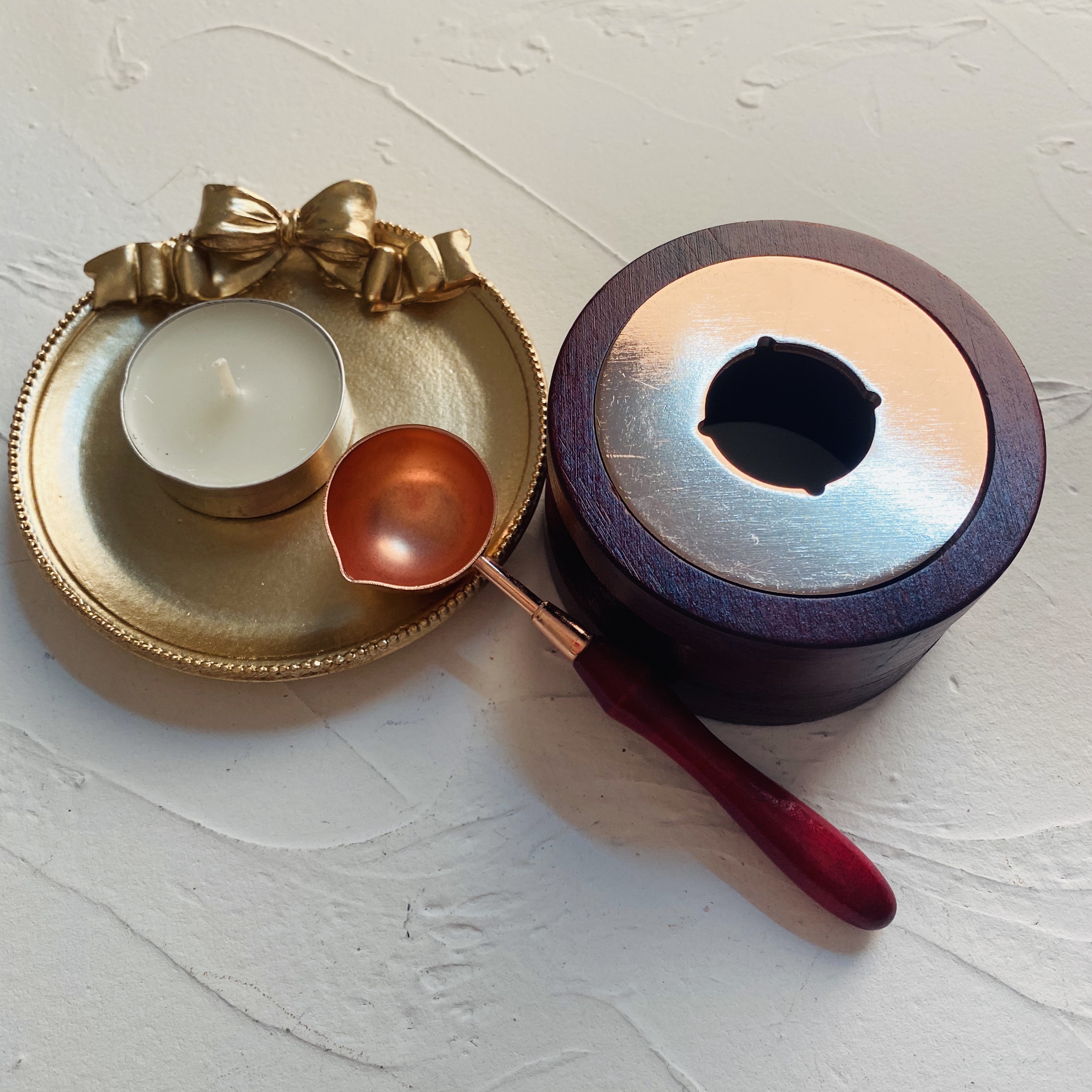 Fire paint furnace three-piece furnace spoon candle No fire paint wax rod No fire paint particles