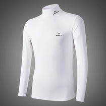 Clear Barn) Modale Autumn Winter Mens High Collars Undershirt T-Shirts Long Sleeve Pure Cotton Warm Autumn Clothes Hitch