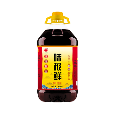 味极鲜酱油5斤大桶实惠家庭装