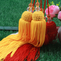 Encrypted Ice Silk sword ear Taiji sword performance sword long and short sword accessories sword beard