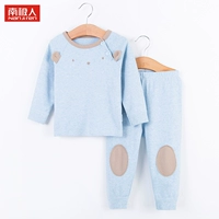 Quần áo trẻ em Nam Cực mặc đồ lót trẻ em mùa xuân và mùa thu mùa đông cotton quần áo trẻ em bé trai và bé gái quần mùa thu quần tuyệt vời - Quần áo lót đồ pijama cho bé