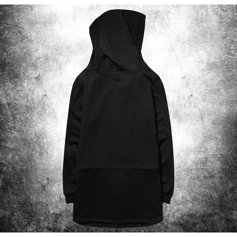 UTEE2018 mùa thu và mùa đông new dark wizard cloak trong dài áo len sát thủ áo gió trùm đầu áo khoác áo choàng ao hoodie