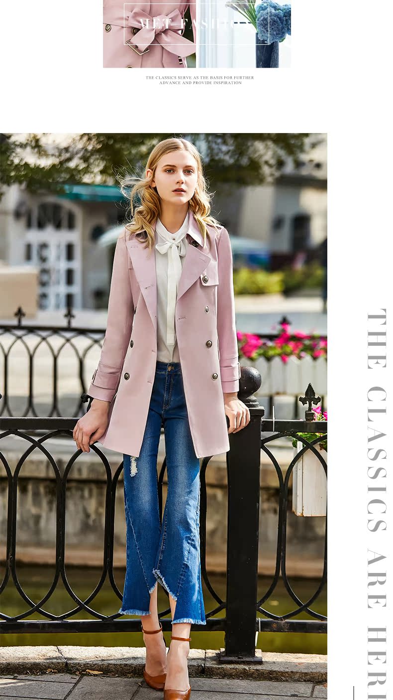Trench pour femme en Polyester en Polyester - Ref 3226019 Image 24