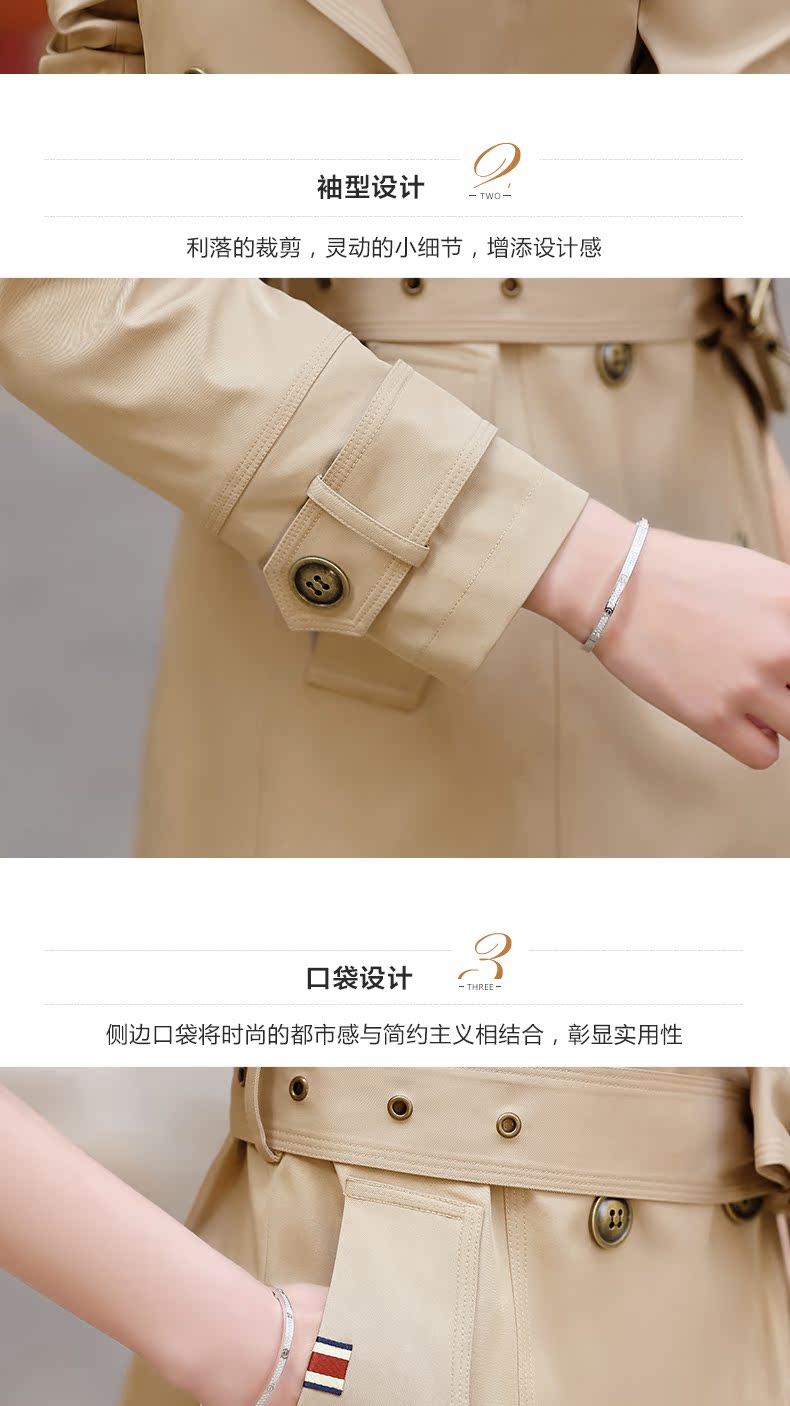 Trench pour femme en Polyester en Polyester - Ref 3226019 Image 14