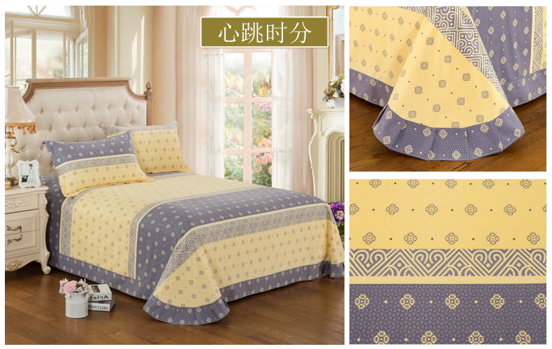 những người yêu thích thủy ngân Khăn bông phụ 100% cotton một mảnh dày mùa đông chà nhám tờ 2,0 mét 1.5m1.8 - Khăn trải giường drap giường cotton