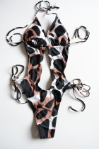 Sexy One-piece Swimsuit European and American Wind Deep VBAO WEN Tiny Pants Bikini Bikini Woman