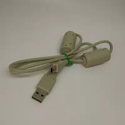 miniUSB wireless network card data cable T port data line Mini 5p data line 0 8 meters double magnetic ring