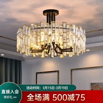 Living room chandelier modern minimalist atmosphere light and luxurious Crystal postmodern Restaurant light Villa Bedroom Creative New Lamps