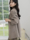 High-End Double-Sided Cashmere Coat for Women, Short Style, 2025 Autumn and Winter New Model, Loose Fit, Elegant Camel Color, Double-Breasted Woolen Coat