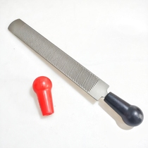 Horseshoe file special handle reusable threaded inner hole red black handle file handle hoof trimming nailing tool