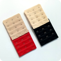 Super fiber stainless steel four-row three-buckle bra extension buckle 4-row three-buckle underwear back buckle extension buckle growth buckle