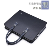 Бизнес-ноутбук, сумка, кожаный вместительный и большой ноутбук, бизнес-версия, из натуральной кожи, 16 дюймов