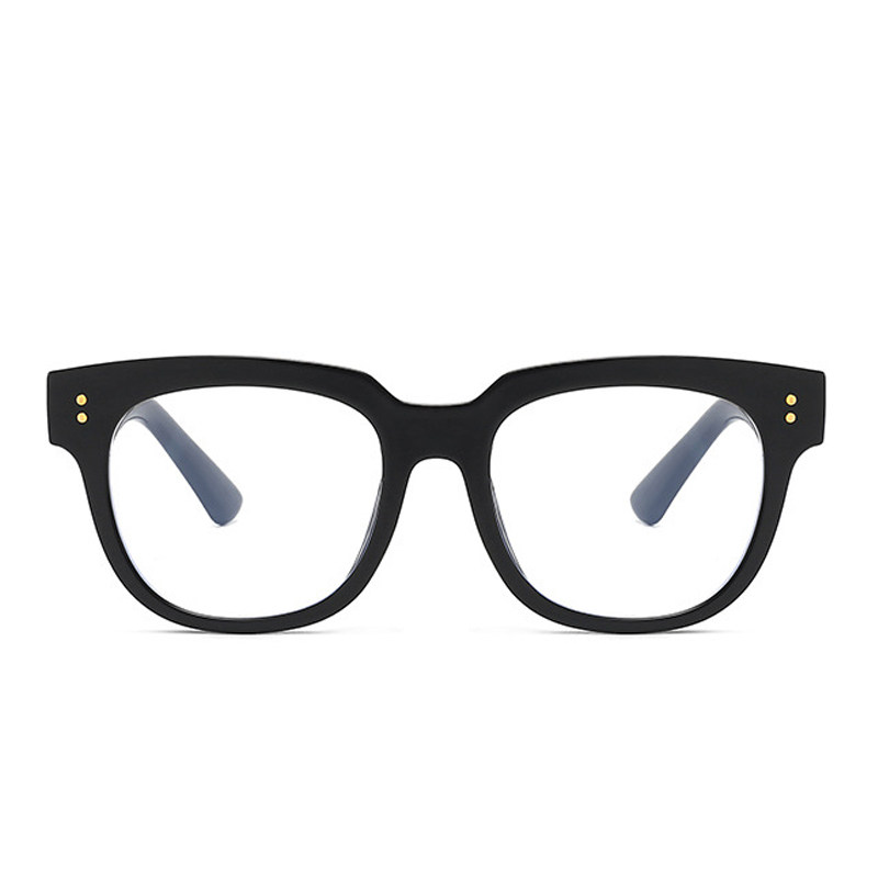 Magnesium for new bird flat mirror net red identical glasses frame female double rivet box Myopia Frames anti-Blu-ray glasses