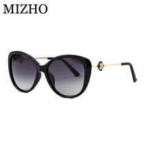 Magnesium luxury big name with high definition polarized driving sunglasses womens counter quality reflective butterfly sunglasses