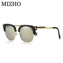 Magnesium as a big fashion REVO HD polarized driving sunglasses personality avant-garde women square sunglasses boutique