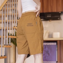 Ice Silk Quick-Drying Five-Point Shorts for Men, Summer Thin Elastic Waist Running Sports Outerwear Mid-Length Pants, 2025 New Model
