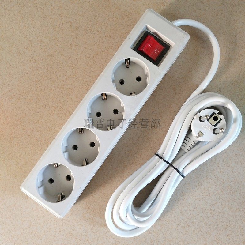 Eurostyle European gauge power plug board State Label-to-European-scale conversion plug 16A Multi-functional platoon-type Han