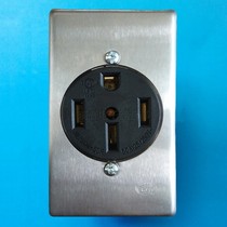 High Power 4 Holes Industrial Socket 4 Wire Beauty Mark NEMA14-50 Power Plug 50A Central Air Conditioning Socket panel