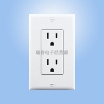  American dual 120 switch socket 15A North American power outlet Colombia Mexico wall socket panel