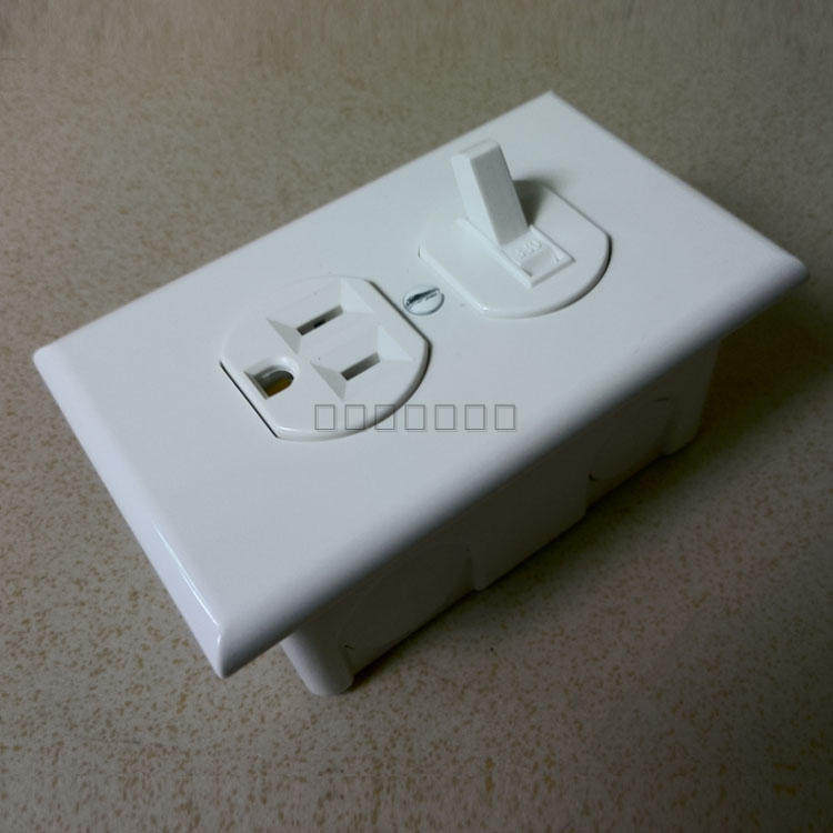 American standard switch socket 1 American UL wall socket with switch hair switch switch power switch