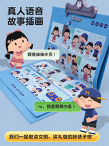 Early childhood children have sound wall chart Early education machine Puzzle sound toy Baby literacy point reading Pinyin alphabet Wall sticker