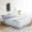 Bộ chăn ga gối đơn loại cotton cotton 1,5 1,8m Bộ giường đôi 2x2.2 giường mùa hè phong cách Hàn Quốc lá sen - Váy Petti váy giường khách sạn