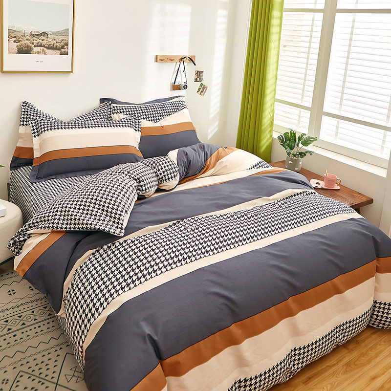 Bed four pieces of jacket pure cotton 200x230 full cotton 220x240 quilt cover 2 2x2 4 m 2 0m bed products 180x220