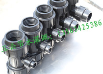 PE quick-connect pipe fittings reducing tee full new material external connecting pipe fittings drip irrigation micro-spray pipe fittings PE quick-connecting diameter tee